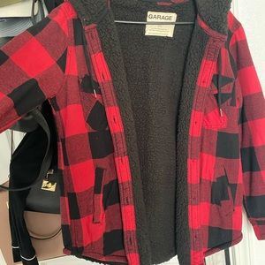 Big fuzzy flannel from garage